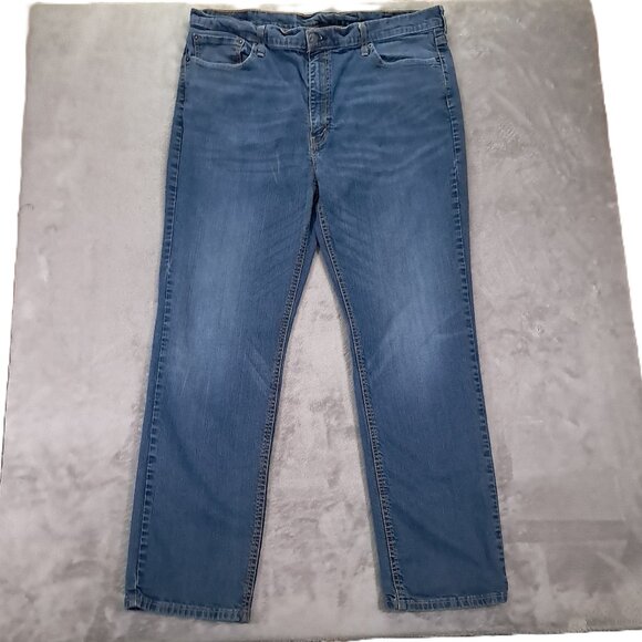 Levis 541 Jean Mens 41x31, Tag 42x34 Blue Stretch Denim Athletic Taper - Picture 1 of 16